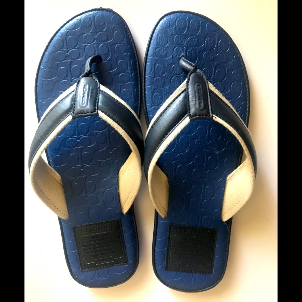 Coach Flip Flops Men’s 10B Mint condition
